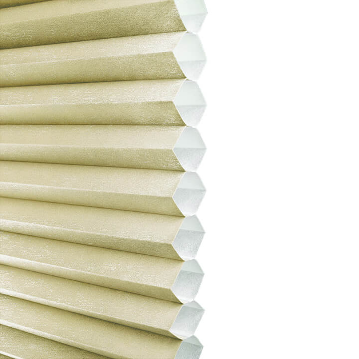 Turku 電動雙循環上下開合半透光蜂巢簾春綠 (Spring Green)