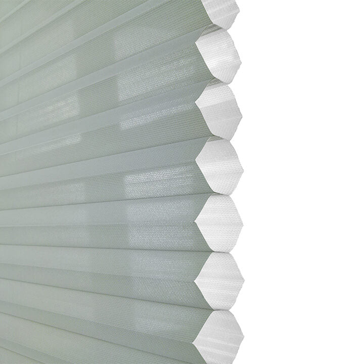 Oulu 手提上下開合紗蜂巢簾水綠 (Water Green)