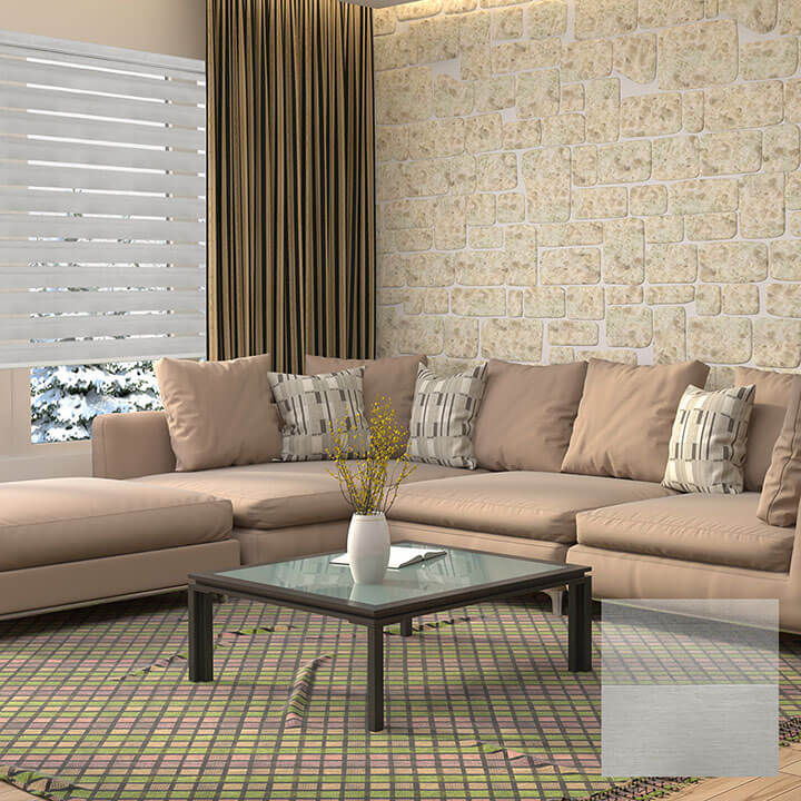 Pargas 手動遮光斑馬簾灰色 (Grey)