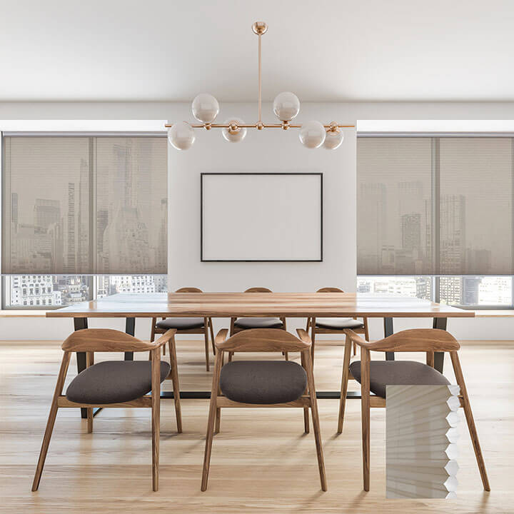 Oulu 電動標準型紗蜂巢簾繭綢 (Pongee)