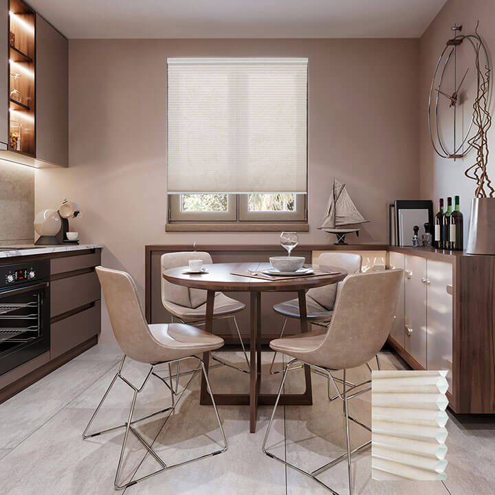 Turku 標準型單循環半透光蜂巢簾雪花石膏 (Alabaster)